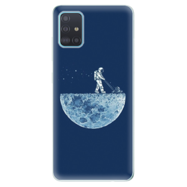 Odolné silikonové pouzdro iSaprio - Moon 01 na mobil Samsung Galaxy A51 (Silikonový odolný kryt, obal, pouzdro iSaprio - Moon 01 na mobilní telefon Samsung Galaxy A51)