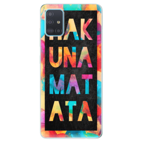 Odolné silikonové pouzdro iSaprio - Hakuna Matata 01 na mobil Samsung Galaxy A51 (Silikonový odolný kryt, obal, pouzdro iSaprio - Hakuna Matata 01 na mobilní telefon Samsung Galaxy A51)