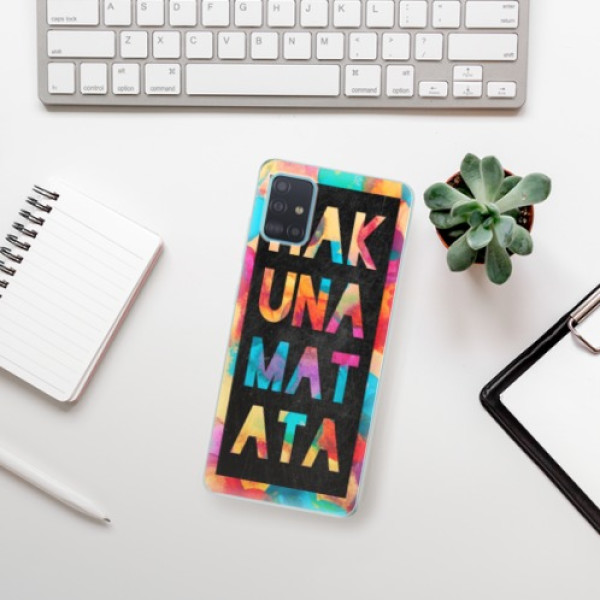 Silikonové pouzdro iSaprio - Samsung Galaxy A51 - Hakuna Matata 01