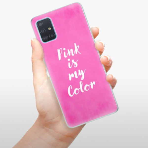 Silikonové pouzdro iSaprio - Samsung Galaxy A51 - Pink is my color