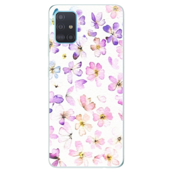 Odolné silikonové pouzdro iSaprio - Wildflowers na mobil Samsung Galaxy A51 (Silikonový odolný kryt, obal, pouzdro iSaprio - Wildflowers na mobilní telefon Samsung Galaxy A51)
