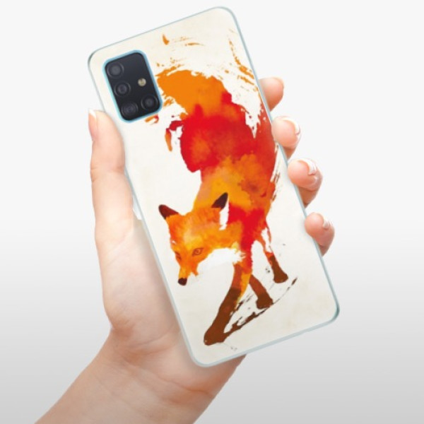 Silikonové pouzdro iSaprio - Samsung Galaxy A51 - Fast Fox