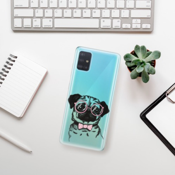 Silikonové pouzdro iSaprio - Samsung Galaxy A51 - The Pug