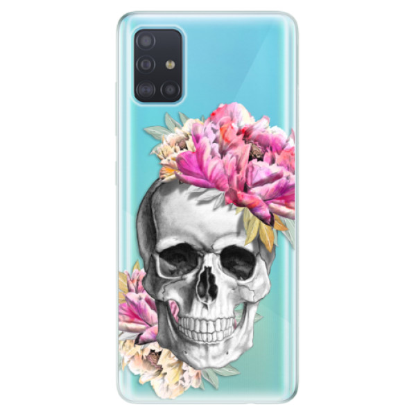 Odolné silikonové pouzdro iSaprio - Pretty Skull - Samsung Galaxy A51
