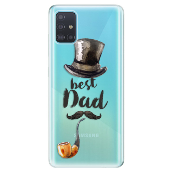 Odolné silikonové pouzdro iSaprio - Best Dad - Samsung Galaxy A51