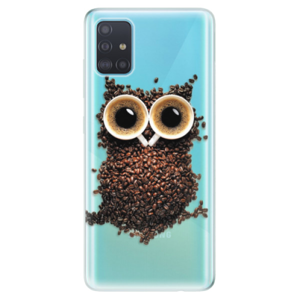 Odolné silikonové pouzdro iSaprio - Owl And Coffee - Samsung Galaxy A51