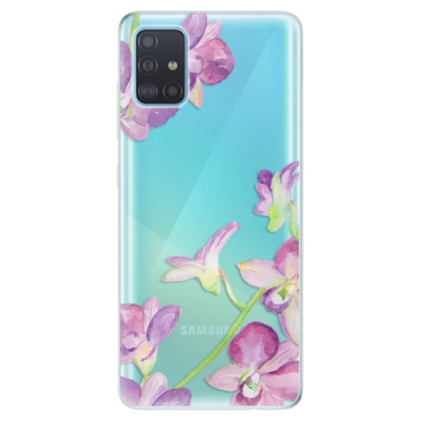 Odolné silikonové pouzdro iSaprio - Purple Orchid - Samsung Galaxy A51