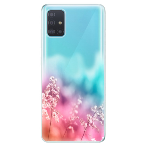 Odolné silikonové pouzdro iSaprio - Rainbow Grass na mobil Samsung Galaxy A51 (Silikonový odolný kryt, obal, pouzdro iSaprio - Rainbow Grass na mobilní telefon Samsung Galaxy A51)