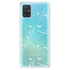 Silikonové pouzdro iSaprio - Samsung Galaxy A51 - Fancy white