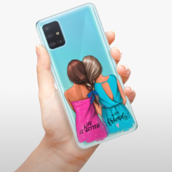 Silikonové pouzdro iSaprio - Samsung Galaxy A51 - Best Friends