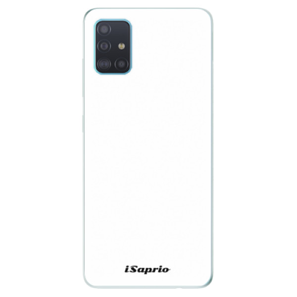 Odolné silikonové pouzdro iSaprio - 4Pure - bílý - Samsung Galaxy A51