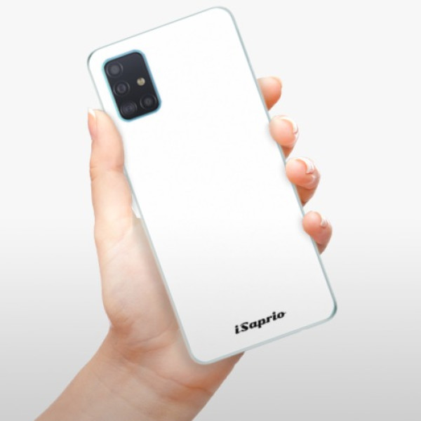 Silikonové pouzdro iSaprio - Samsung Galaxy A51 - 4Pure bílé