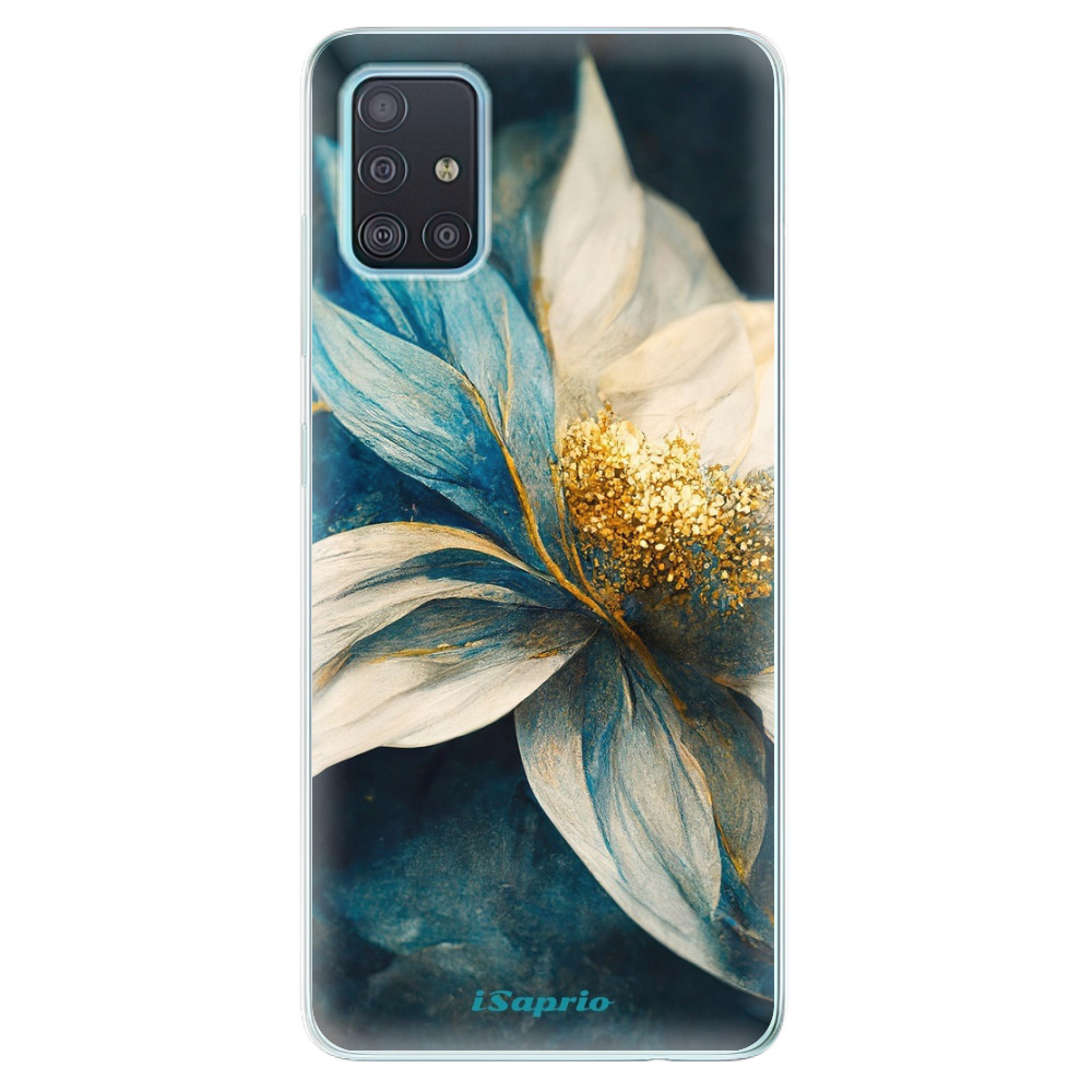 Odolné silikonové pouzdro iSaprio - Blue Petals - Samsung Galaxy A51