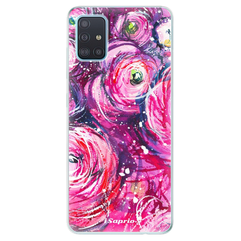Odolné silikonové pouzdro iSaprio - Pink Bouquet - Samsung Galaxy A51