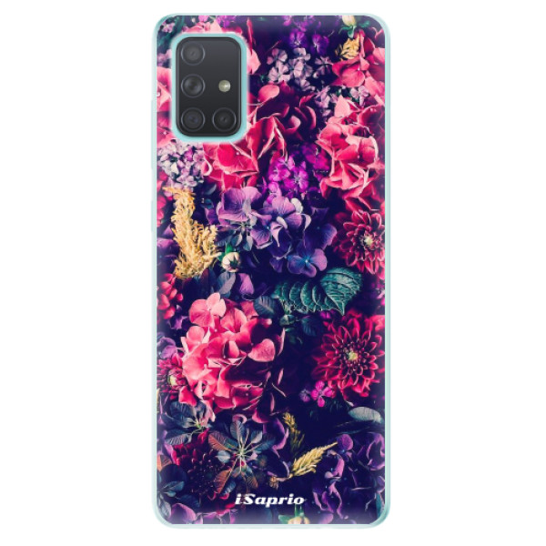 Odolné silikonové pouzdro iSaprio - Flowers 10 na mobil Samsung Galaxy A71 (Silikonový odolný kryt, obal, pouzdro iSaprio - Flowers 10 na mobilní telefon Samsung Galaxy A71)
