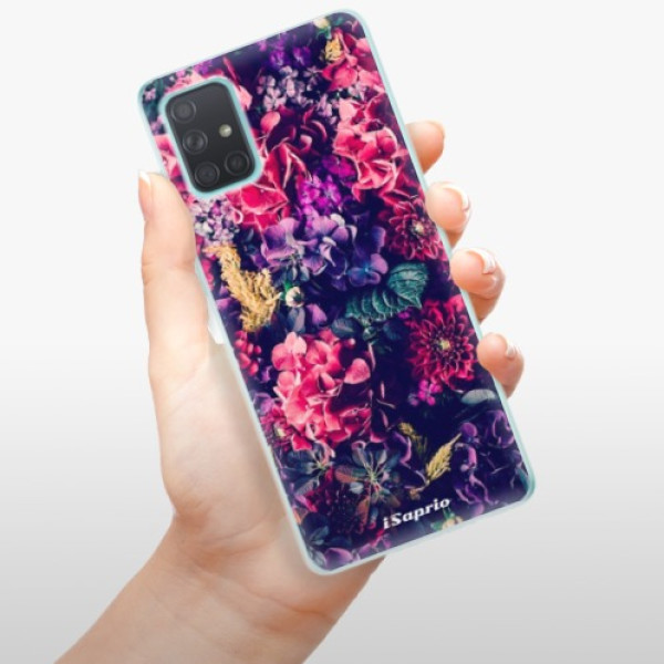 Silikonové pouzdro iSaprio - Samsung Galaxy A71 - Flowers 10