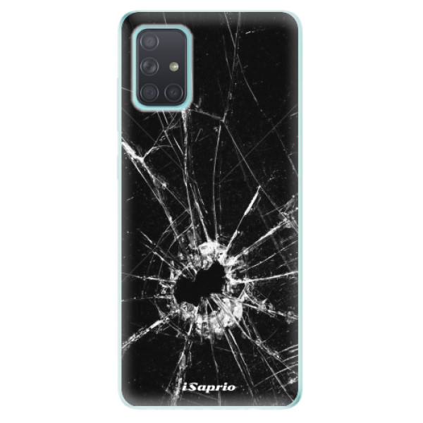 Odolné silikonové pouzdro iSaprio - Broken Glass 10 na mobil Samsung Galaxy A71 (Silikonový odolný kryt, obal, pouzdro iSaprio - Broken Glass 10 na mobilní telefon Samsung Galaxy A71)