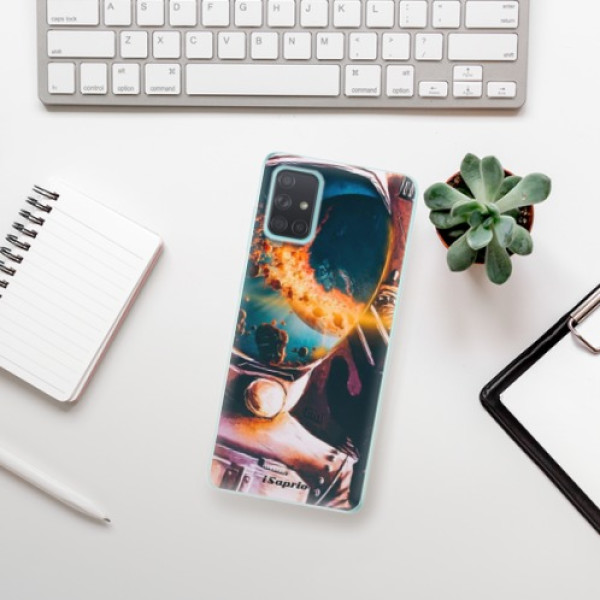 Silikonové pouzdro iSaprio - Samsung Galaxy A71 - Astronaut 01
