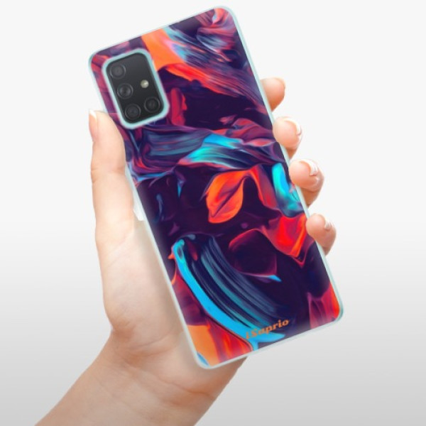 Silikonové pouzdro iSaprio - Samsung Galaxy A71 - Color Marble 19
