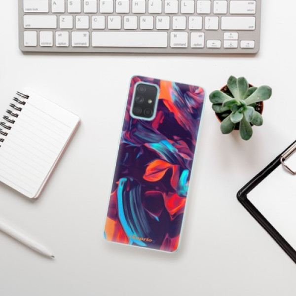 Silikonové pouzdro iSaprio - Samsung Galaxy A71 - Color Marble 19