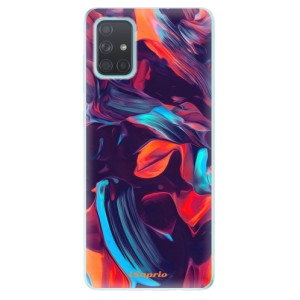 Silikonové pouzdro iSaprio - Samsung Galaxy A71 - Color Marble 19