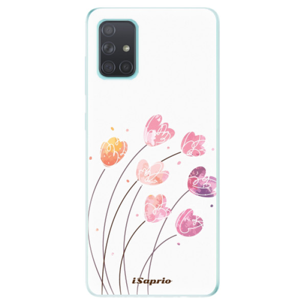 Odolné silikonové pouzdro iSaprio - Flowers 14 na mobil Samsung Galaxy A71 (Silikonový odolný kryt, obal, pouzdro iSaprio - Flowers 14 na mobilní telefon Samsung Galaxy A71)