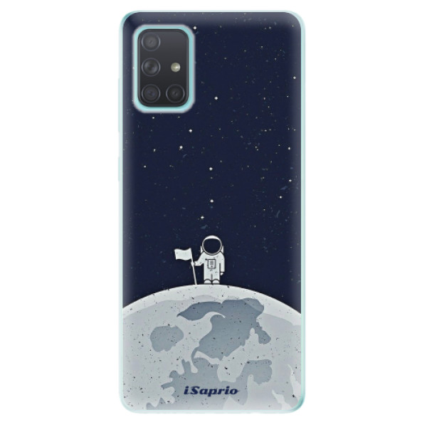 Odolné silikonové pouzdro iSaprio - On The Moon 10 na mobil Samsung Galaxy A71 (Silikonový odolný kryt, obal, pouzdro iSaprio - On The Moon 10 na mobilní telefon Samsung Galaxy A71)