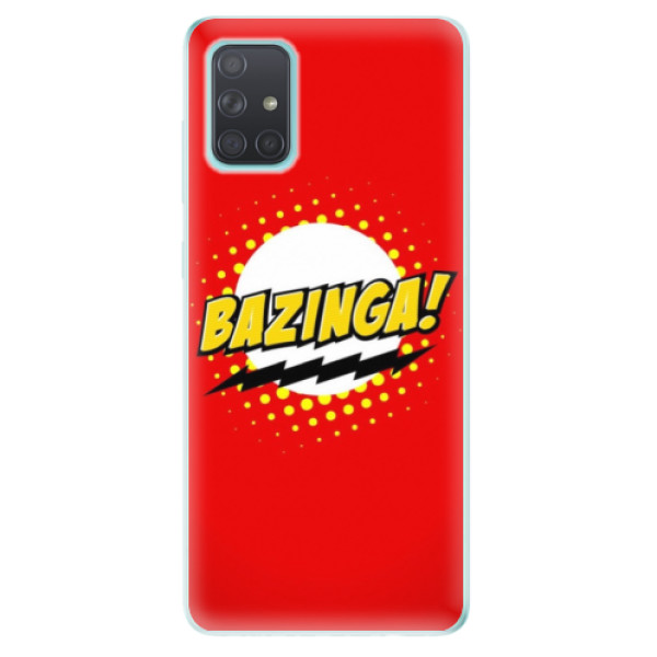 Odolné silikonové pouzdro iSaprio - Bazinga 01 na mobil Samsung Galaxy A71 (Silikonový odolný kryt, obal, pouzdro iSaprio - Bazinga 01 na mobilní telefon Samsung Galaxy A71)