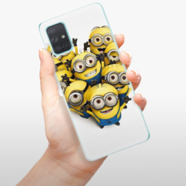 Silikonové pouzdro iSaprio - Samsung Galaxy A71 - Mimons 01