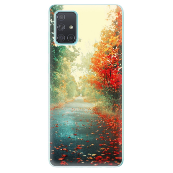 Odolné silikonové pouzdro iSaprio - Autumn 03 na mobil Samsung Galaxy A71 (Silikonový odolný kryt, obal, pouzdro iSaprio - Autumn 03 na mobilní telefon Samsung Galaxy A71)