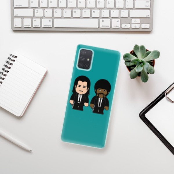 Silikonové pouzdro iSaprio - Samsung Galaxy A71 - Pulp Fiction