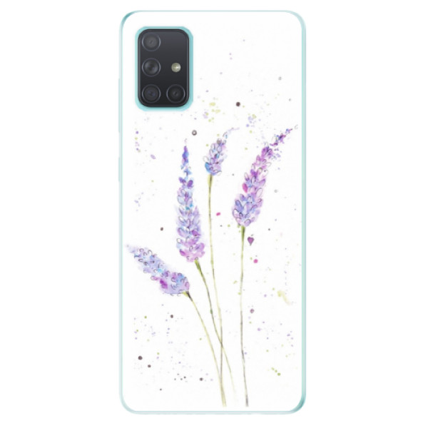 Odolné silikonové pouzdro iSaprio - Lavender na mobil Samsung Galaxy A71 (Silikonový odolný kryt, obal, pouzdro iSaprio - Lavender na mobilní telefon Samsung Galaxy A71)