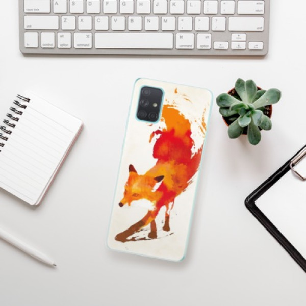 Silikonové pouzdro iSaprio - Samsung Galaxy A71 - Fast Fox