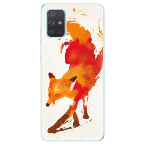 Silikonové pouzdro iSaprio - Samsung Galaxy A71 - Fast Fox