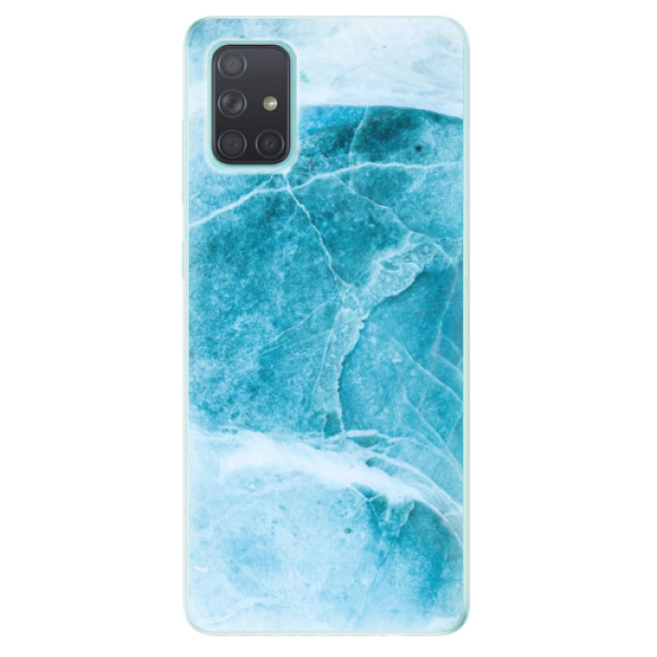Odolné silikonové pouzdro iSaprio - Blue Marble - Samsung Galaxy A71