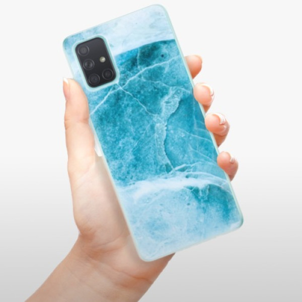 Silikonové pouzdro iSaprio - Samsung Galaxy A71 - Blue Marble