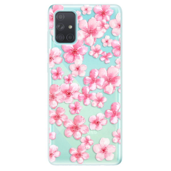 Odolné silikonové pouzdro iSaprio - Flower Pattern 05 na mobil Samsung Galaxy A71 (Silikonový odolný kryt, obal, pouzdro iSaprio - Flower Pattern 05 na mobilní telefon Samsung Galaxy A71)