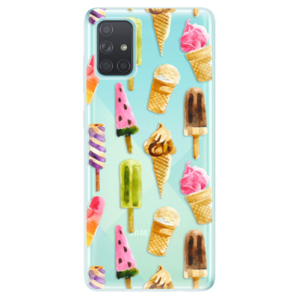 Odolné silikonové pouzdro iSaprio - Ice Cream - Samsung Galaxy A71