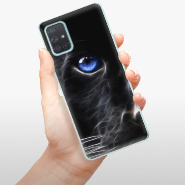 Silikonové pouzdro iSaprio - Samsung Galaxy A71 - Black Puma