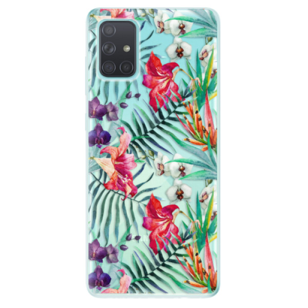 Odolné silikonové pouzdro iSaprio - Flower Pattern 03 - Samsung Galaxy A71