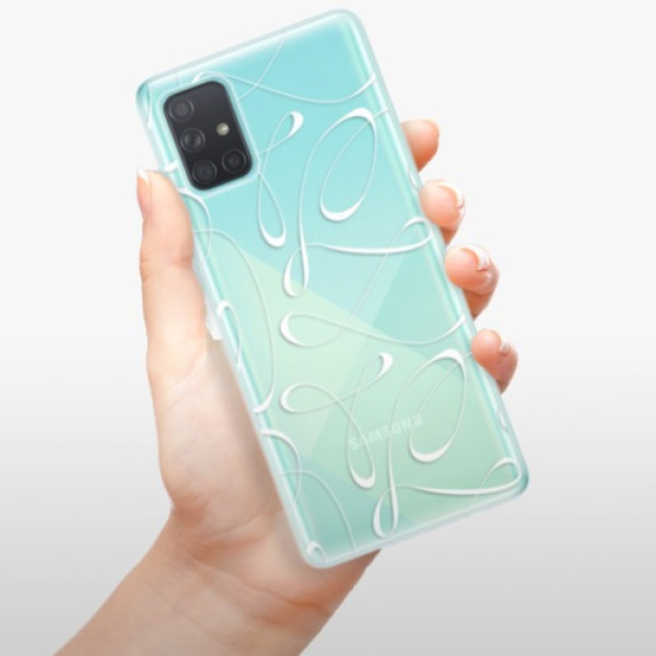 Silikonové pouzdro iSaprio - Samsung Galaxy A71 - Fancy white