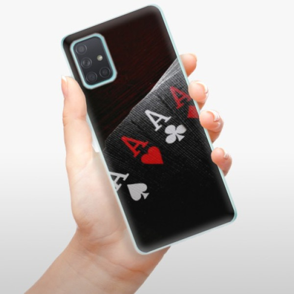 Silikonové pouzdro iSaprio - Samsung Galaxy A71 - Poker
