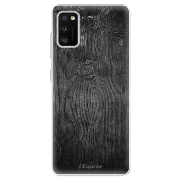 Plastové pouzdro iSaprio - Black Wood 13 - Samsung Galaxy A41