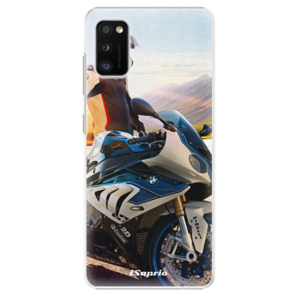 Plastové pouzdro iSaprio - Motorcycle 10 - Samsung Galaxy A41