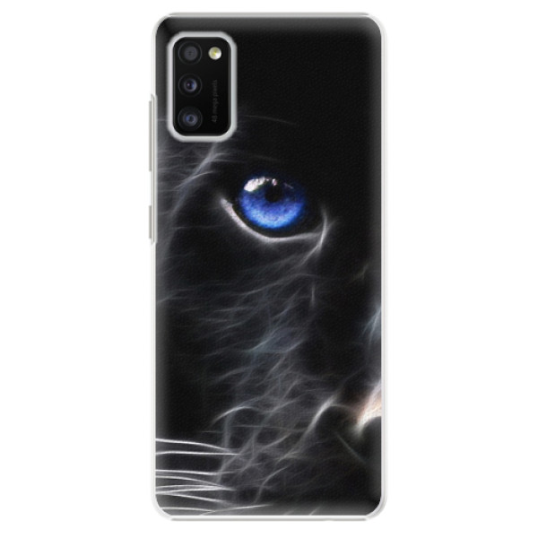 Plastové pouzdro iSaprio - Black Puma - na mobil Samsung Galaxy A41 (Plastový, kryt, obal pouzdro iSaprio - Black Puma - na mobilní telefon Samsung Galaxy A41)