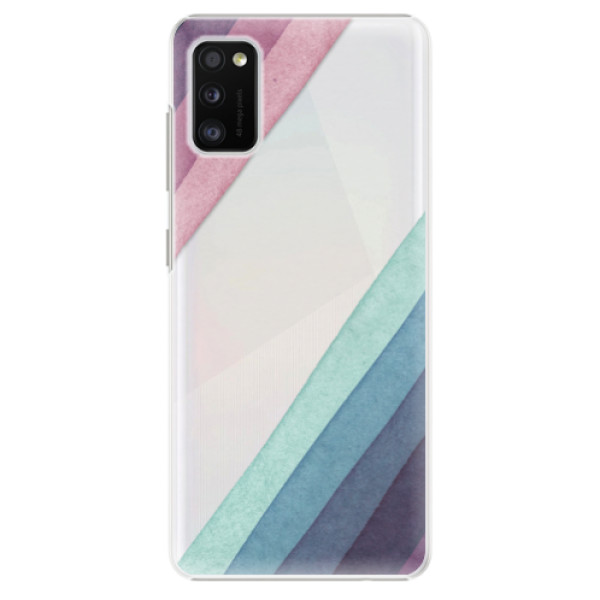 Plastové pouzdro iSaprio - Glitter Stripes 01 - Samsung Galaxy A41