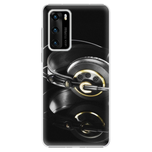 Plastové pouzdro iSaprio - Headphones 02 - Huawei P40