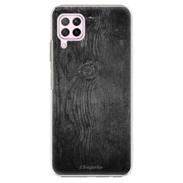 Plastové pouzdro iSaprio - Black Wood 13 - na mobil Huawei P40 Lite (Plastový, kryt, obal pouzdro iSaprio - Black Wood 13 - na mobilní telefon Huawei P40 Lite)