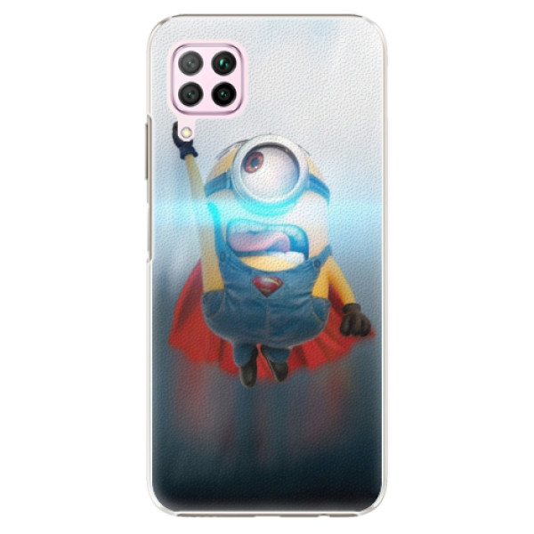 Plastové pouzdro iSaprio - Mimons Superman 02 - na mobil Huawei P40 Lite (Plastový, kryt, obal pouzdro iSaprio - Mimons Superman 02 - na mobilní telefon Huawei P40 Lite)