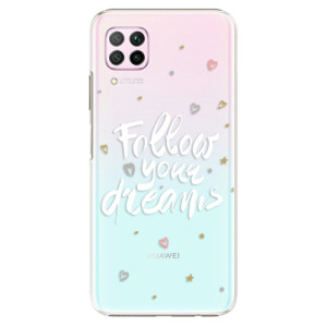 Plastové pouzdro iSaprio - Follow Your Dreams - white - na mobil Huawei P40 Lite